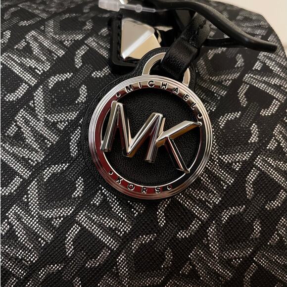 Michael Kors Grayson Small Empire Monogram Duffel Crossbody NWT - Picture 6 of 9